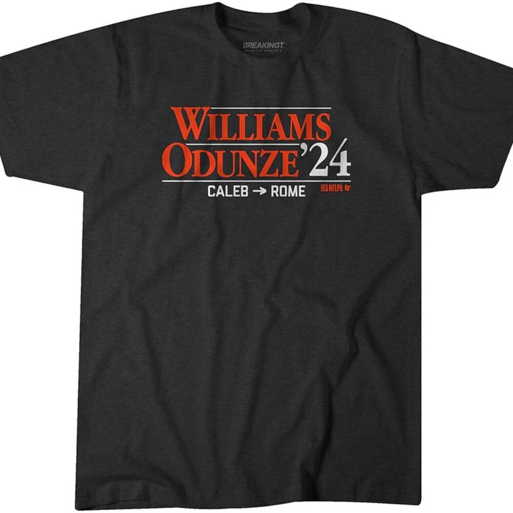 Breaking T Williams-Odunze '24 Tee NWT Large